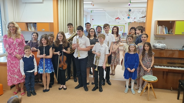 Výchovný koncert pro MŠ Údolní v Blansku